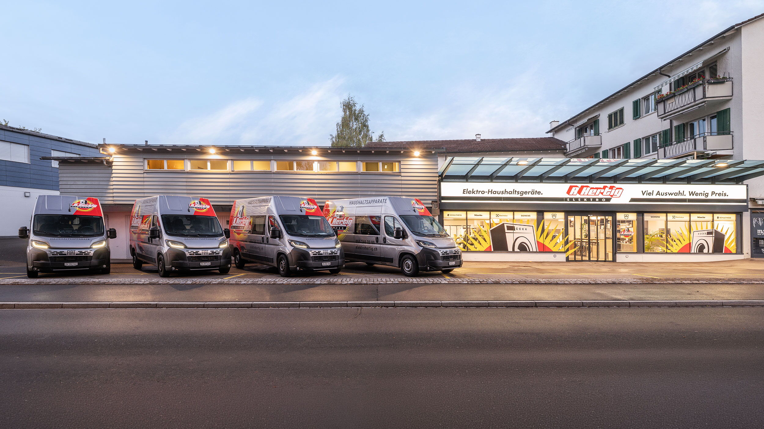 Aussenaufnahme Standort Elektro Hertig
