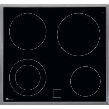 Electrolux GK58PCN, Glaskeramik-Kochfeld, Chrom - Elektro Hertig